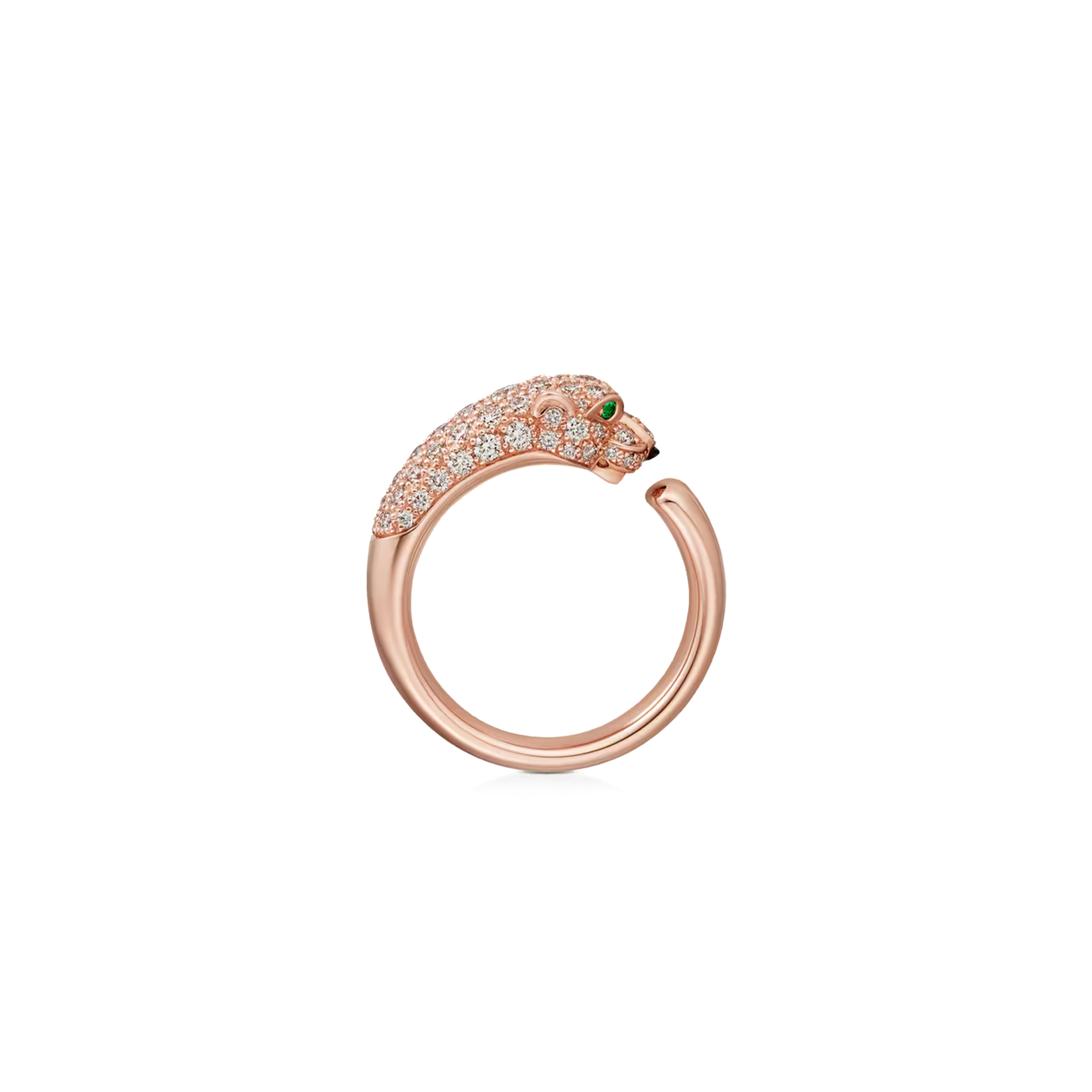 CARTIER PANTHÈRE DE CARTIER RING, SMALL MODEL, SEMI-PAVED N4765700